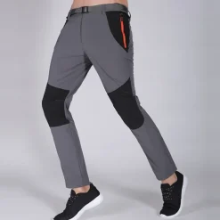 Women's Hiking Pants Trousers Patchwork Summer Outdoor Regular Fit Windproof Breathable Quick Dry Lightweight Bottoms White Dark Gray Elastane Hunting Fishing Climbing M L XL XXL