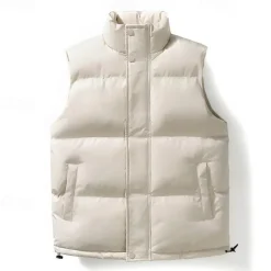 Women's Hiking Vest Hiking Fleece Vest Sleeveless Vest Outdoor Thermal Warm Fleece Lining Breathable Comfortable Winter Zipper Pocket Polyester Black Khaki Dark Blue Fishing Camping / Hiking / Caving