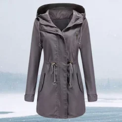 Women's Hoodie Jacket Hiking Jacket Hiking Windbreaker Outdoor Windproof Breathable Lightweight Comfortable Outerwear Trench Coat Top Fishing Climbing Beach claret White Black Gray Navy Blue