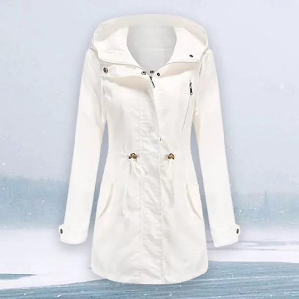 Women's Hoodie Jacket Hiking Jacket Hiking Windbreaker Outdoor Windproof Breathable Lightweight Comfortable Outerwear Trench Coat Top Fishing Climbing Beach claret White Black Gray Navy Blue