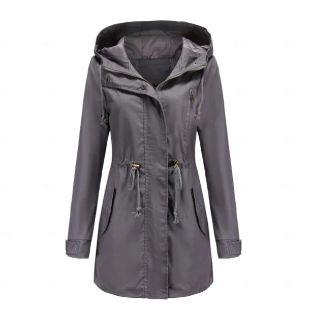 Women's Hoodie Jacket Hiking Jacket Hiking Windbreaker Outdoor Windproof Breathable Lightweight Comfortable Outerwear Trench Coat Top Fishing Climbing Beach claret White Black Gray Navy Blue