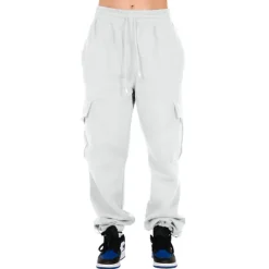 Women's Joggers Cargo Pants Drawstring Baggy Bottoms Athletic Athleisure Winter Breathable Soft Sweat wicking Gym Workout Running Jogging Sportswear Activewear Solid Colored Black White Army Green