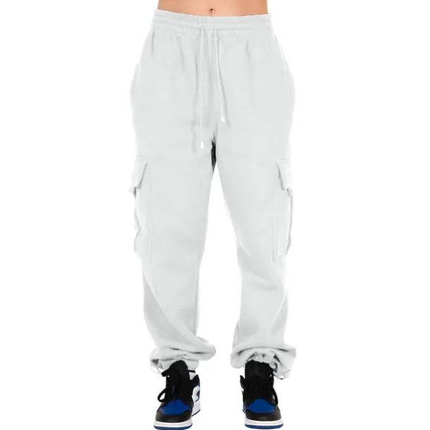 Women's Joggers Cargo Pants Drawstring Baggy Bottoms Athletic Athleisure Winter Breathable Soft Sweat wicking Gym Workout Running Jogging Sportswear Activewear Solid Colored Black White Army Green