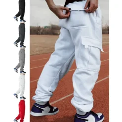 Women's Joggers Cargo Pants Drawstring Baggy Bottoms Athletic Athleisure Winter Breathable Soft Sweat wicking Gym Workout Running Jogging Sportswear Activewear Solid Colored Black White Army Green