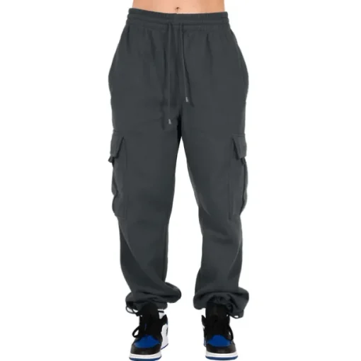 Women's Joggers Cargo Pants Drawstring Baggy Bottoms Athletic Athleisure Winter Breathable Soft Sweat wicking Gym Workout Running Jogging Sportswear Activewear Solid Colored Black White Army Green