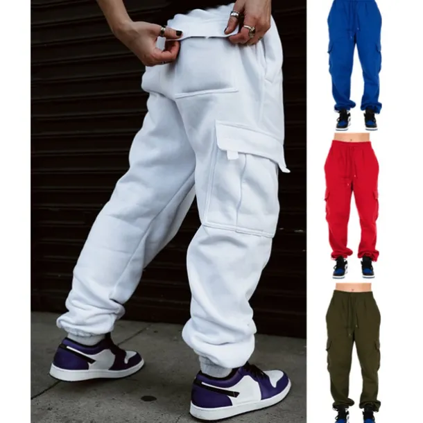 Women's Joggers Cargo Pants Drawstring Baggy Bottoms Athletic Athleisure Winter Breathable Soft Sweat wicking Gym Workout Running Jogging Sportswear Activewear Solid Colored Black White Army Green
