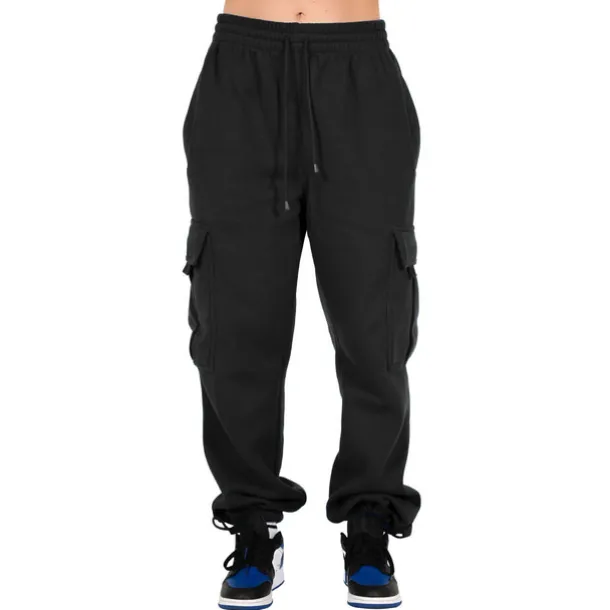 Women's Joggers Cargo Pants Drawstring Baggy Bottoms Athletic Athleisure Winter Breathable Soft Sweat wicking Gym Workout Running Jogging Sportswear Activewear Solid Colored Black White Army Green