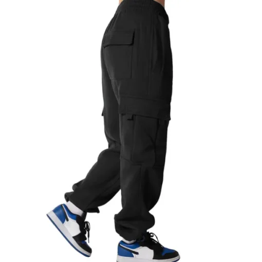 Women's Joggers Cargo Pants Drawstring Baggy Bottoms Athletic Athleisure Winter Breathable Soft Sweat wicking Gym Workout Running Jogging Sportswear Activewear Solid Colored Black White Army Green