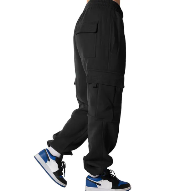 Women's Joggers Cargo Pants Drawstring Baggy Bottoms Athletic Athleisure Winter Breathable Soft Sweat wicking Gym Workout Running Jogging Sportswear Activewear Solid Colored Black White Army Green
