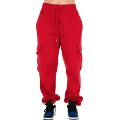 Women's Joggers Cargo Pants Drawstring Baggy Bottoms Athletic Athleisure Winter Breathable Soft Sweat wicking Gym Workout Running Jogging Sportswear Activewear Solid Colored Black White Army Green