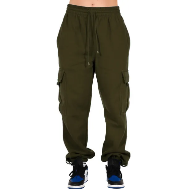 Women's Joggers Cargo Pants Drawstring Baggy Bottoms Athletic Athleisure Winter Breathable Soft Sweat wicking Gym Workout Running Jogging Sportswear Activewear Solid Colored Black White Army Green