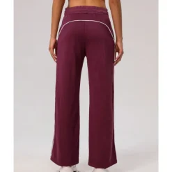 Women's Joggers Sweatpants Running Pants Patchwork Pocket Pants / Trousers Outdoor Sports & Outdoor Casual Tennis Golf Running Regular Fit Sportswear Activewear Stripes Black Pink Wine