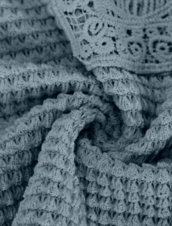 Women's Lace Splicing Top Solid Color Stylish Casual Long Sleeve Crew Neck Regular Tops Daily Lace Patchwork Pink Wine Blue Fuchsia Orange Summer Spring Fall