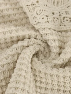 Women's Lace Splicing Top Solid Color Stylish Casual Long Sleeve Crew Neck Regular Tops Daily Lace Patchwork Pink Wine Blue Fuchsia Orange Summer Spring Fall