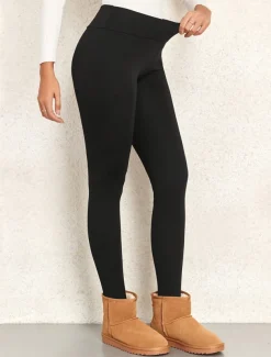 Women's Leggings Active Simple Full Length High Waist Plain High Cut Soft Comfortable Micro-elastic Outdoor Yoga Street Black Fall Winter Regular Fit