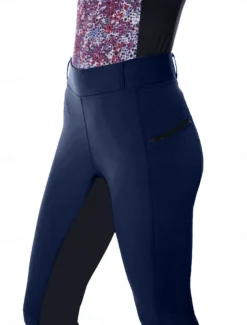 Women's Leggings Fashion Athletic Full Length High Waist Plain Comfy Soft Comfortable High Elasticity Outdoor Vacation Street Navy Black White Sky Blue Summer Spring Slim Fit