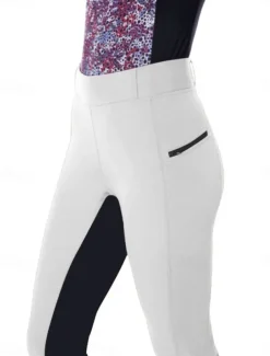 Women's Leggings Fashion Athletic Full Length High Waist Plain Comfy Soft Comfortable High Elasticity Outdoor Vacation Street Navy Black White Sky Blue Summer Spring Slim Fit