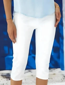 Women's Leggings Vacation Fashion Streetwear Calf-Length High Waist Solid Color Printing Thermal Warm Breathable Soft Stretchy Outdoor Vacation Street Robin's Egg Blue Black White Fuchsia Summer