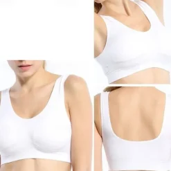 Women's Light Support Sports Bra Running Bra Open Back Bra Top Padded Fitness Leisure Sports Running Breathable Lightweight Soft Dark Pink Watermelon Red Black Solid Colored