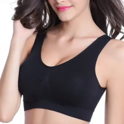 Women's Light Support Sports Bra Running Bra Open Back Bra Top Padded Fitness Leisure Sports Running Breathable Lightweight Soft Dark Pink Watermelon Red Black Solid Colored