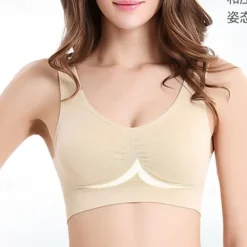 Women's Light Support Sports Bra Running Bra Open Back Bra Top No Padded Fitness Leisure Sports Running Breathable Soft Watermelon Red Black White Solid Colored