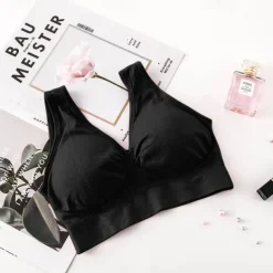 Women's Light Support Sports Bra Running Bra Open Back Bra Top No Padded Fitness Leisure Sports Running Breathable Soft Watermelon Red Black White Solid Colored