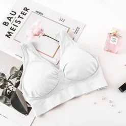 Women's Light Support Sports Bra Running Bra Open Back Bra Top No Padded Fitness Leisure Sports Running Breathable Soft Watermelon Red Black White Solid Colored