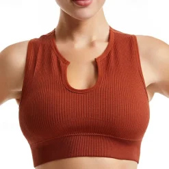 Women's Light Support Sports Bra Running Bra Wirefree Bounce Control Bra Top Padded Fitness Leisure Sports Running Breathable Lightweight Soft Aqua Blue Black White Solid Colored