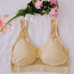 Women's Light Support Sports Bra Running Bra Open Back Bra Top Padded Fitness Leisure Sports Running Breathable Lightweight Soft Black White Pink Solid Colored