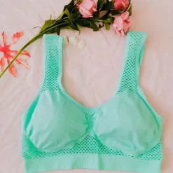 Women's Light Support Sports Bra Running Bra Open Back Bra Top Padded Fitness Leisure Sports Running Breathable Lightweight Soft Black White Pink Solid Colored