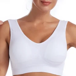 Women's Light Support Sports Bra Running Bra Open Back Cross Back Bra Top Padded Fitness Leisure Sports Running Breathable Lightweight Soft Watermelon Red Black White Solid Colored