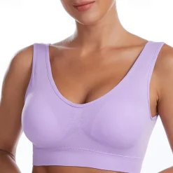 Women's Light Support Sports Bra Running Bra Open Back Cross Back Bra Top Padded Fitness Leisure Sports Running Breathable Lightweight Soft Watermelon Red Black White Solid Colored