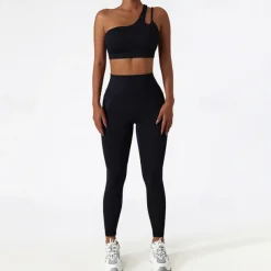 Women's Light Support Sports Bra Running Bra Open Back Bra Top Padded Fitness Leisure Sports Running Breathable Lightweight Soft Black Royal Blue Brown Solid Colored