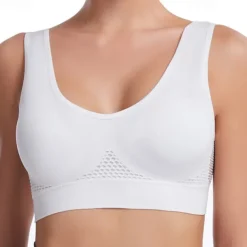 Women's Light Support Sports Bra Running Bra Open Back Bra Top Padded Fitness Leisure Sports Running Breathable Lightweight Soft Watermelon Red Black White Solid Colored