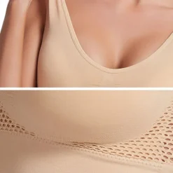 Women's Light Support Sports Bra Running Bra Open Back Bra Top Padded Fitness Leisure Sports Running Breathable Lightweight Soft Watermelon Red Black White Solid Colored