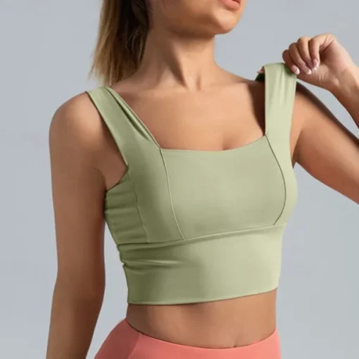 Women's Light Support Sports Bra Running Bra Open Back Wirefree Bra Top Padded Fitness Leisure Sports Running Breathable Lightweight Soft Spandex Dark Pink Pink+Red Rust Red Solid Colored