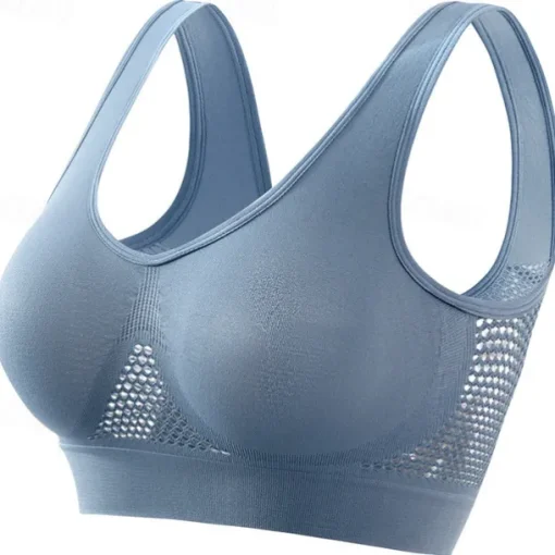 Women's Light Support Sports Bra Running Bra Open Back Bra Top No Padded Leisure Sports Jogging Running Lightweight Soft Breathable Forest Green Violet Black Solid Colored