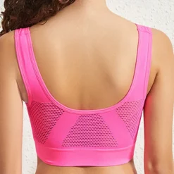 Women's Light Support Sports Bra Running Bra Open Back Bra Top No Padded Leisure Sports Jogging Running Lightweight Soft Breathable Forest Green Violet Black Solid Colored