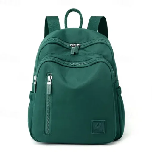Women's Lightweight Nylon Backpack – Water-Resistant Casual Travel Bag with Multiple Pockets, Stylish Daypack for Work, School, and Outdoor Use