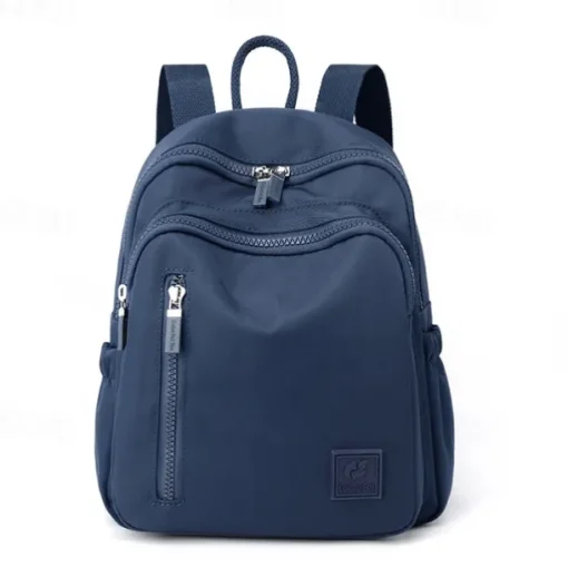 Women's Lightweight Nylon Backpack – Water-Resistant Casual Travel Bag with Multiple Pockets, Stylish Daypack for Work, School, and Outdoor Use