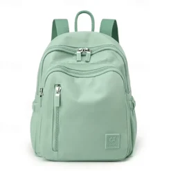 Women's Lightweight Nylon Backpack – Water-Resistant Casual Travel Bag with Multiple Pockets, Stylish Daypack for Work, School, and Outdoor Use