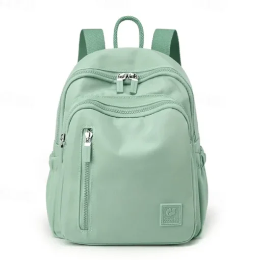 Women's Lightweight Nylon Backpack – Water-Resistant Casual Travel Bag with Multiple Pockets, Stylish Daypack for Work, School, and Outdoor Use