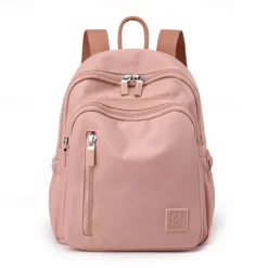 Women's Lightweight Nylon Backpack – Water-Resistant Casual Travel Bag with Multiple Pockets, Stylish Daypack for Work, School, and Outdoor Use