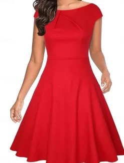 Women's Long Dress Maxi Dress Casual Dress Maxi Dress A Line Dress Basic Casual Vacation Party Work Regular Fit Plain Sleeveless Crew Neck Black Wine Red Summer Spring