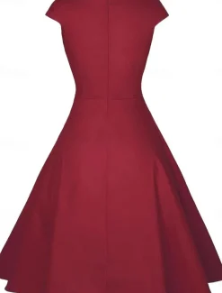 Women's Long Dress Maxi Dress Casual Dress Maxi Dress A Line Dress Basic Casual Vacation Party Work Regular Fit Plain Sleeveless Crew Neck Black Wine Red Summer Spring