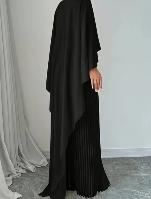 Women's Long Dress Maxi Dress Casual Dress Fashion Batwing Sleeve Outdoor Party Holiday Regular Fit Plain Long Sleeve Crew Neck Black Red Beige Summer