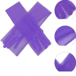 Women's Long Stretchy Mesh Tulle Sheer Gloves Costume Wedding Opera Halloween Party 1920's Dance Gloves