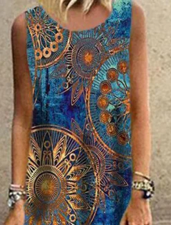 Women's Maxi Dress Casual Dress T Shirt Dress Tee Dress Sundress Basic Outdoor Vacation Party Regular Fit Floral Short Sleeve Crew Neck Red Blue Green Summer Spring