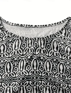 Women's Maxi Dress Ethnic Dress Print Dress Spring Dress Vintage Ethnic Tribal Outdoor Vacation Daily Regular Fit Floral Tribal Long Sleeve Crew Neck White Yellow Wine Blue Summer Spring Fall