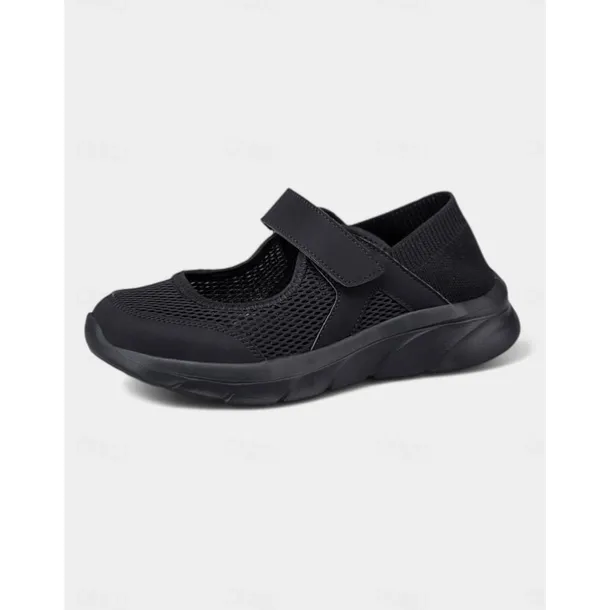 Women's Mesh Velcro - Strap Mary Jane Running Shoes – Breathable & Easy - Wear Style for Nature Walks, Shopping Trips & Camping Trips